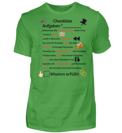 Shirt 'Checkliste'