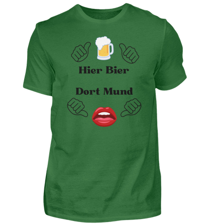 Shirt 'Hier Bier/Dort Mund'