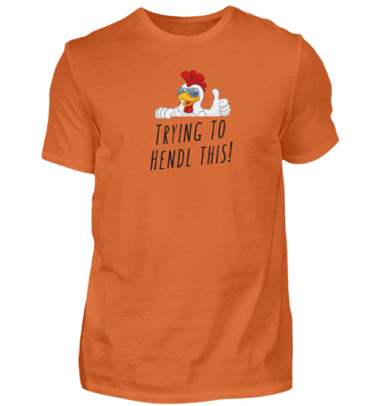 Shirt 'trying to hendl this'