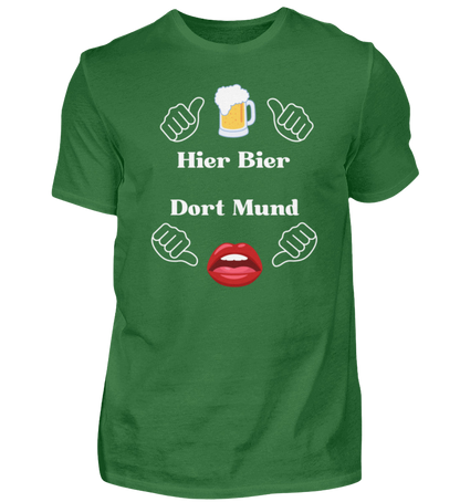 Shirt 'Hier Bier/Dort Mund'
