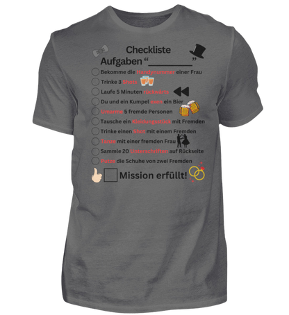 Shirt 'Checkliste'