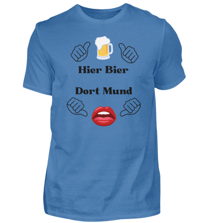 Shirt 'Hier Bier/Dort Mund'