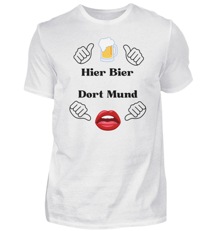 Shirt 'Hier Bier/Dort Mund'