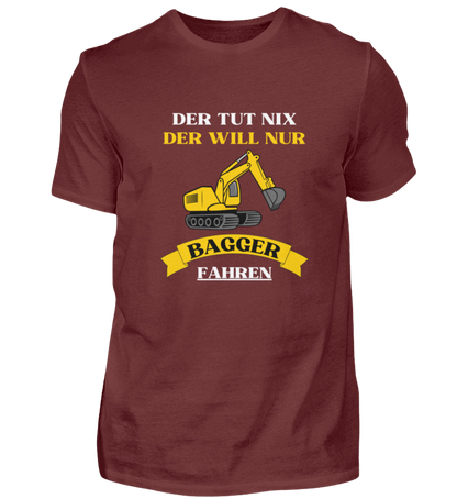 Shirt 'Bagger fahren'