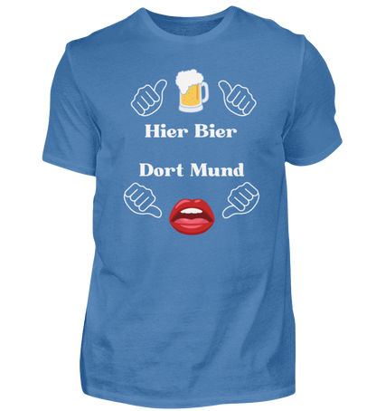 Shirt 'Hier Bier/Dort Mund'