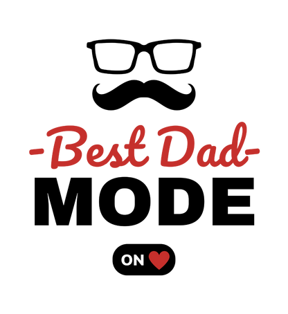 Shirt 'Best Dad Mode'