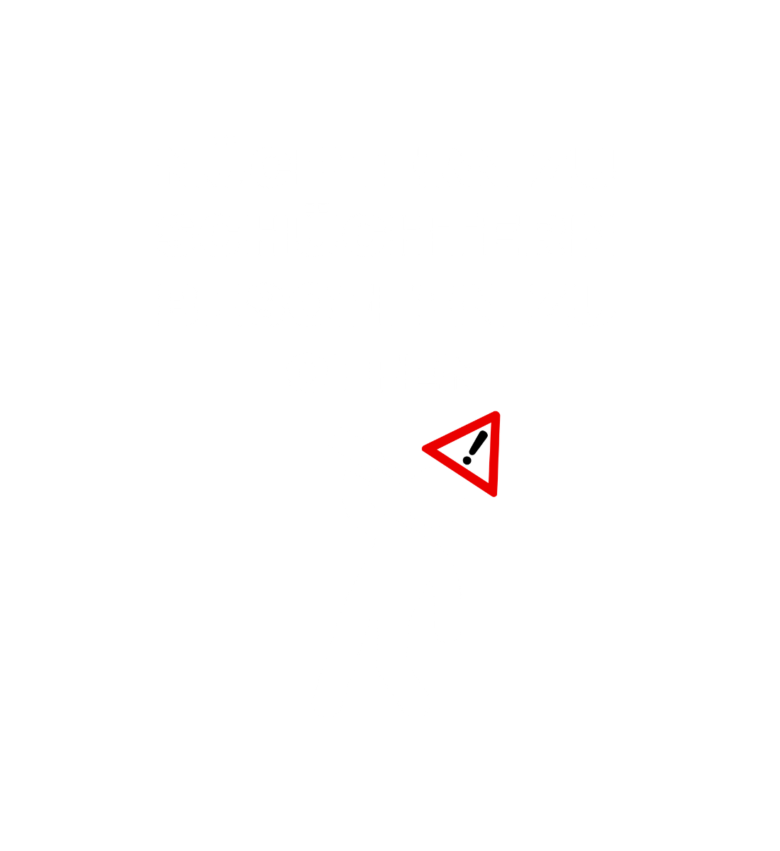 Shirt 'nüchtern zu schüchtern'