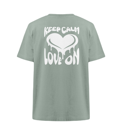 Oversized 'Keep calm Love on'