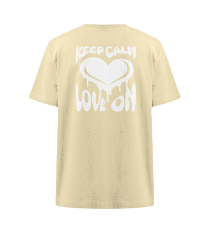 Oversized 'Keep calm Love on'