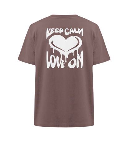 Oversized 'Keep calm Love on'