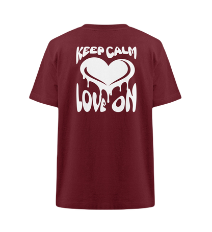 Oversized 'Keep calm Love on'