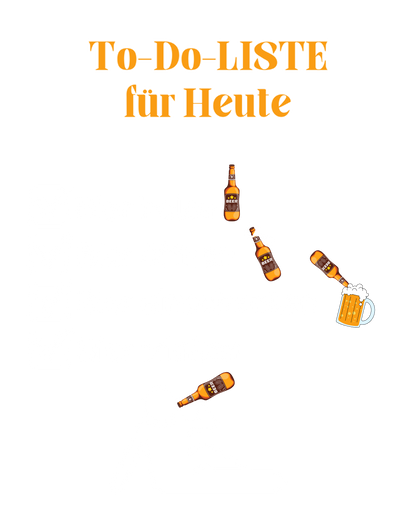 Shirt 'To-Do-Liste für Heute'