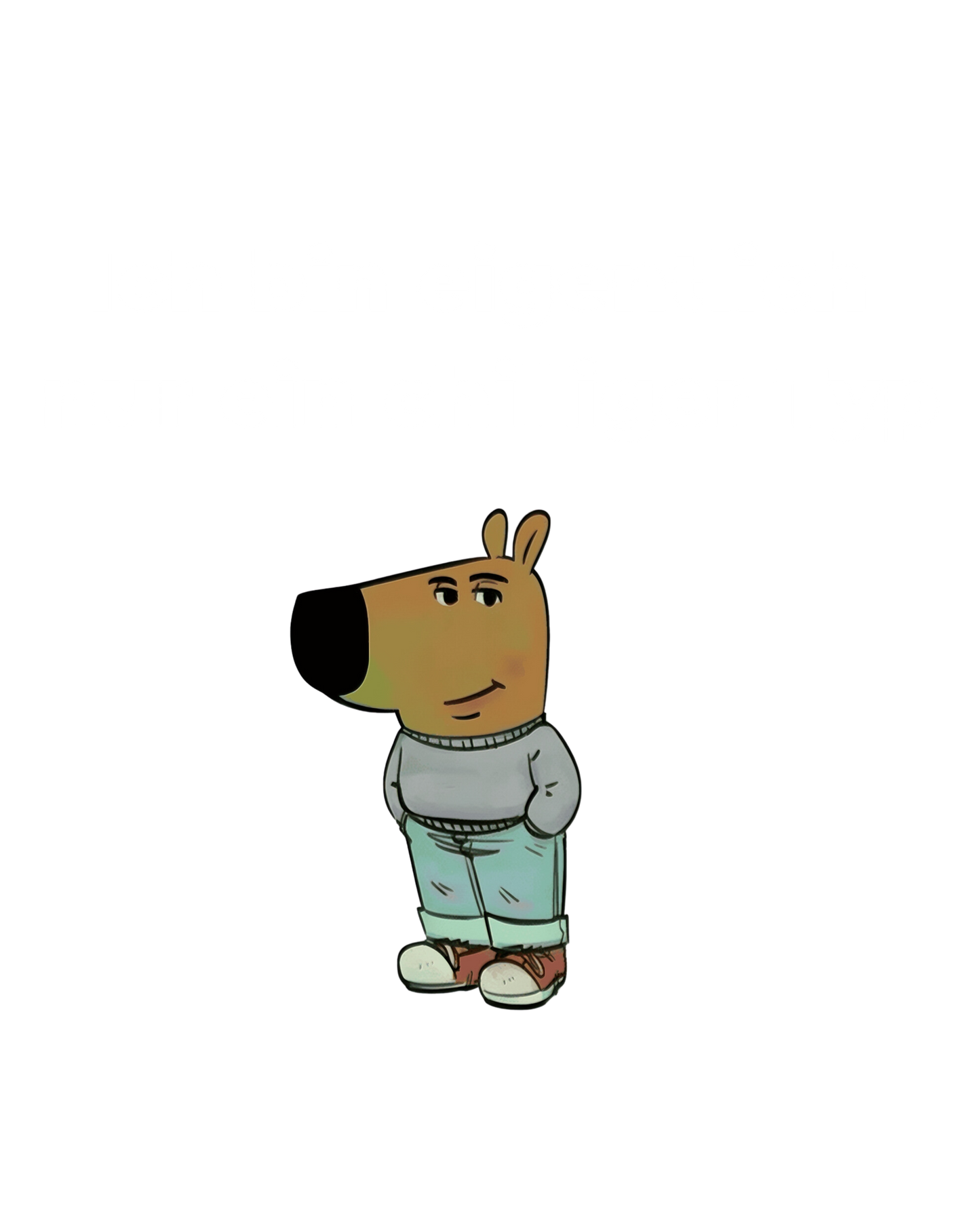 Shirt 'Ich bin eigentlich nur ein chilliger Typ'