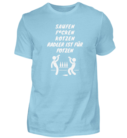 Shirt 'Saufen, F*cken, Kotzen'