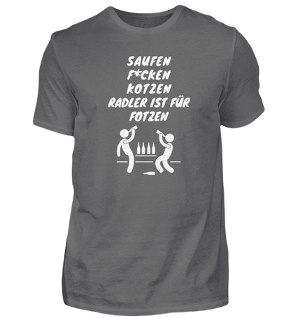 Shirt 'Saufen, F*cken, Kotzen'