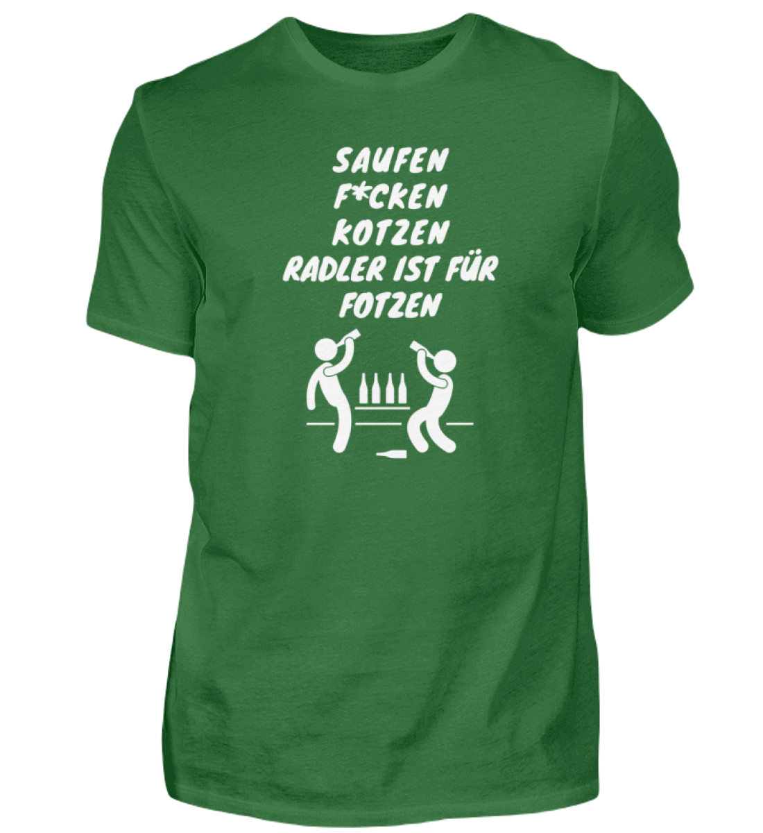 Shirt 'Saufen, F*cken, Kotzen'