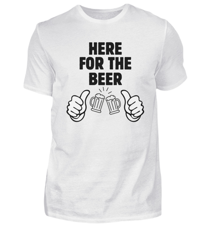 Shirt 'here for the beer'