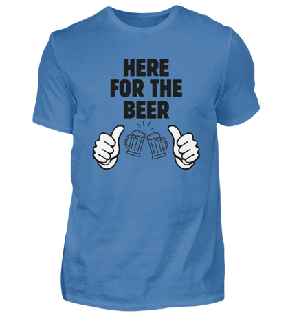 Shirt 'here for the beer'