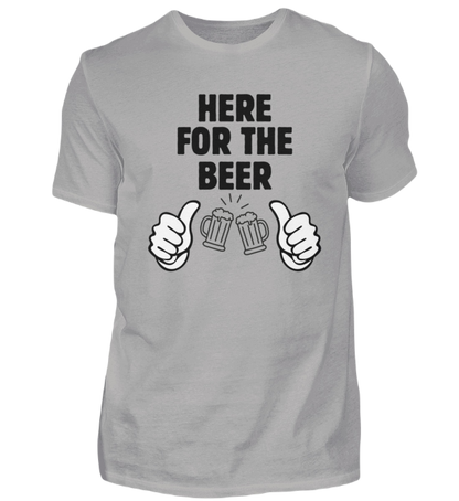 Shirt 'here for the beer'