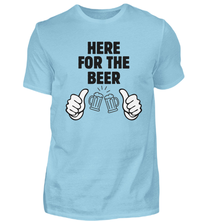 Shirt 'here for the beer'