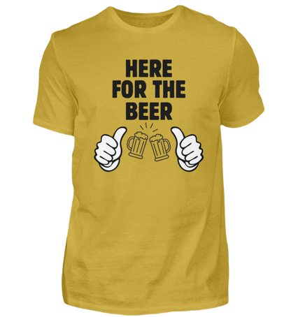 Shirt 'here for the beer'