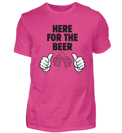 Shirt 'here for the beer'