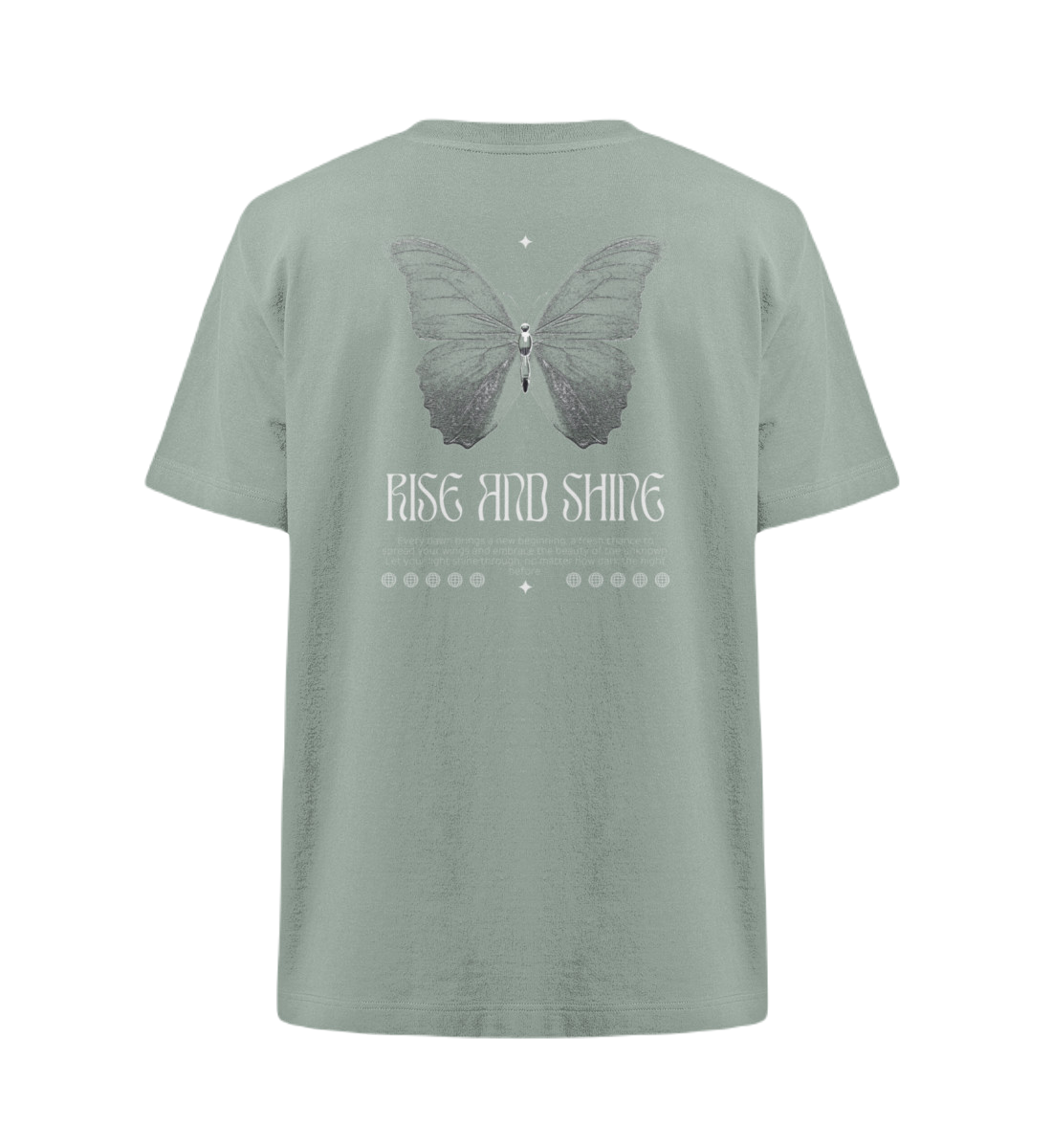 Oversized 'Rise and Shine'