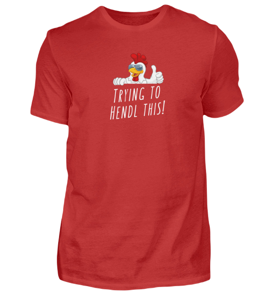 Shirt 'trying to hendl this!'