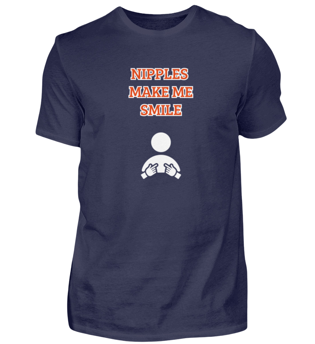 Shirt 'Nipples make me Smile'