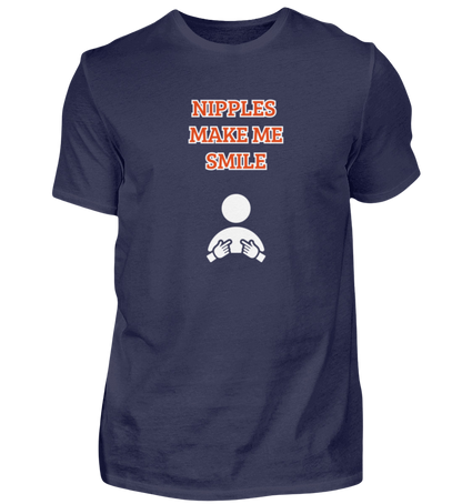Shirt 'Nipples make me Smile'
