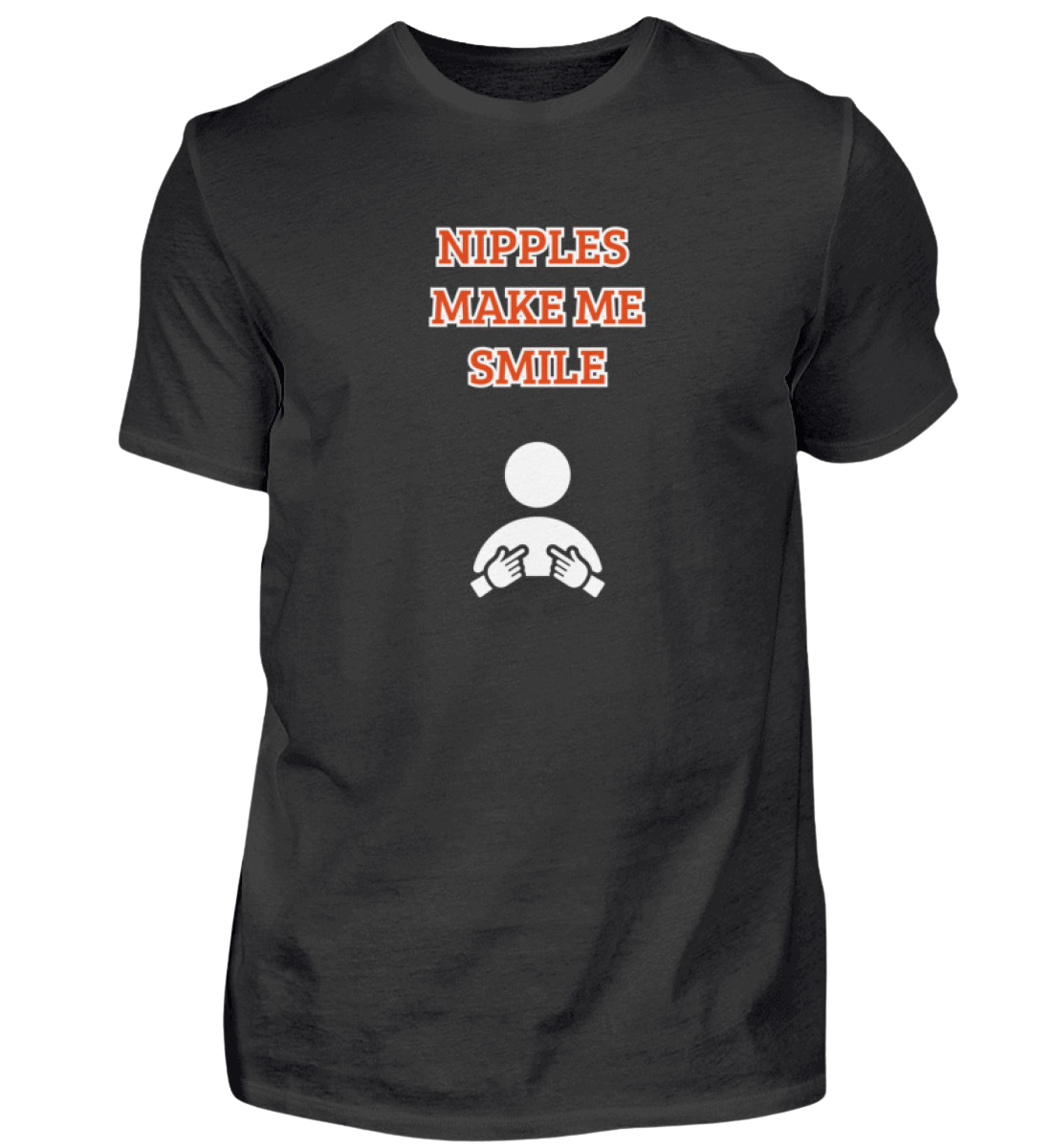 Shirt 'Nipples make me Smile'