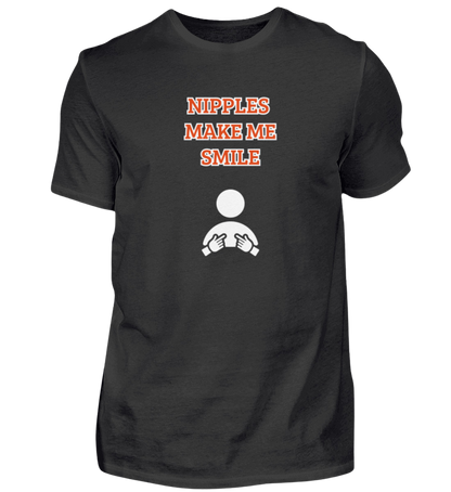 Shirt 'Nipples make me Smile'