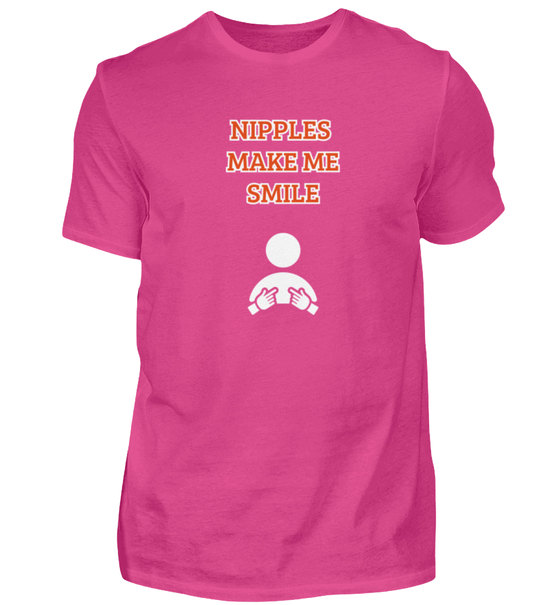 Shirt 'Nipples make me Smile'