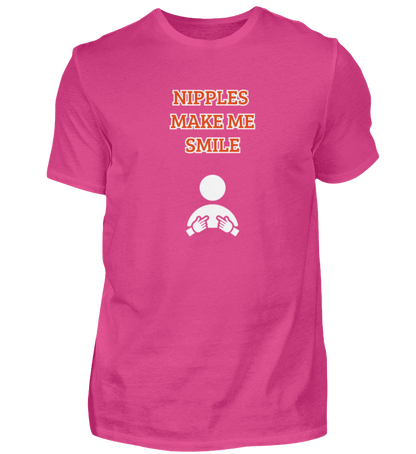 Shirt 'Nipples make me Smile'