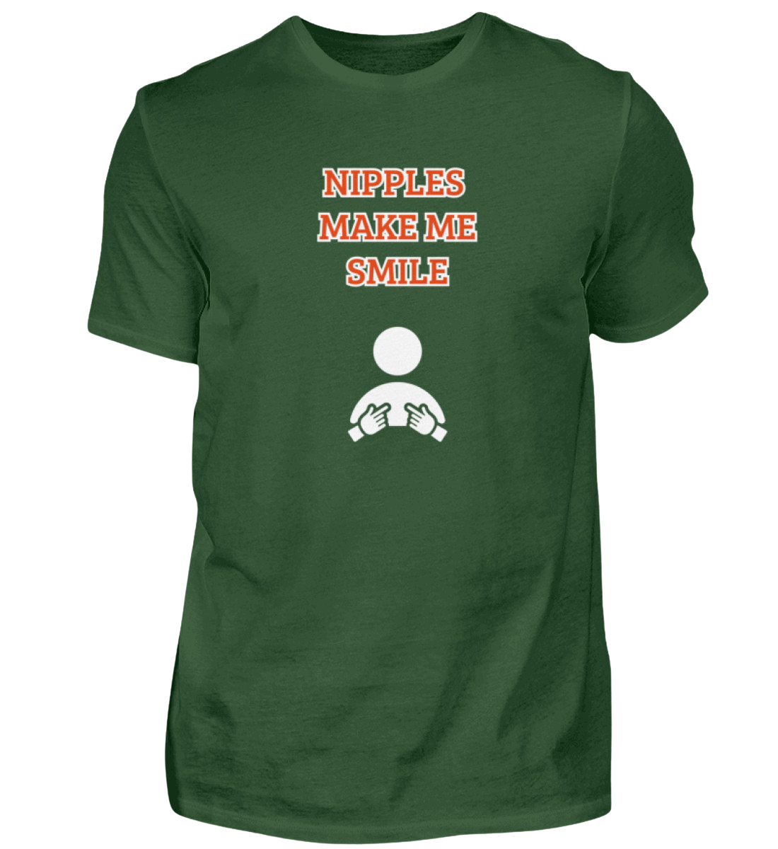 Shirt 'Nipples make me Smile'
