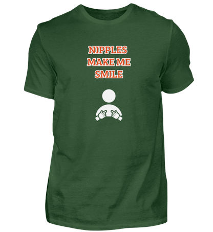Shirt 'Nipples make me Smile'