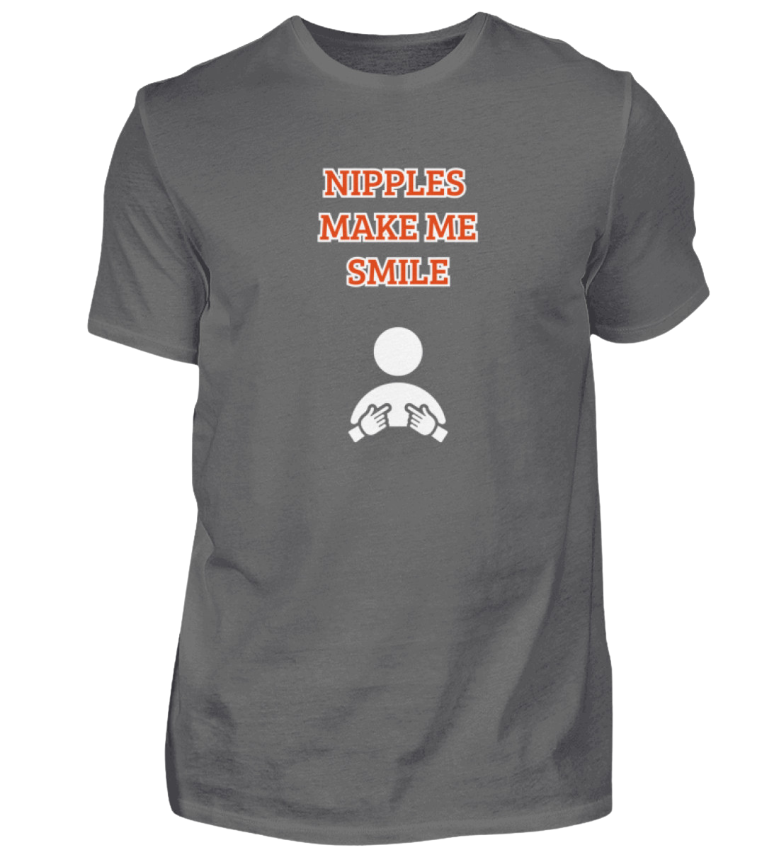 Shirt 'Nipples make me Smile'