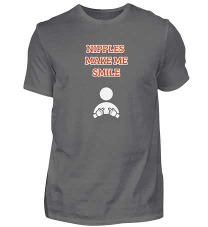 Shirt 'Nipples make me Smile'