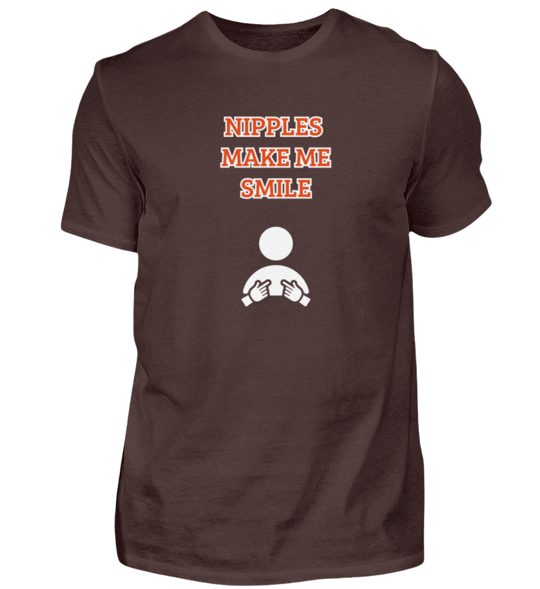 Shirt 'Nipples make me Smile'