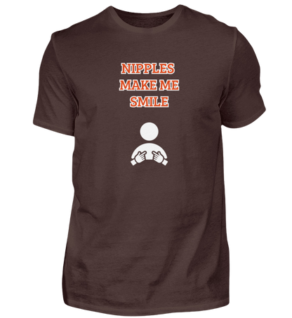 Shirt 'Nipples make me Smile'