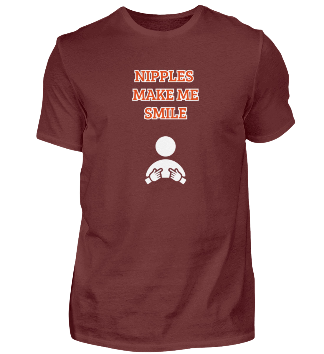 Shirt 'Nipples make me Smile'