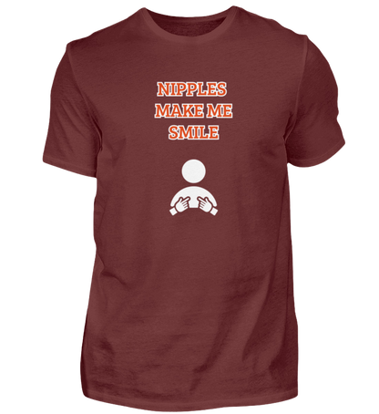 Shirt 'Nipples make me Smile'