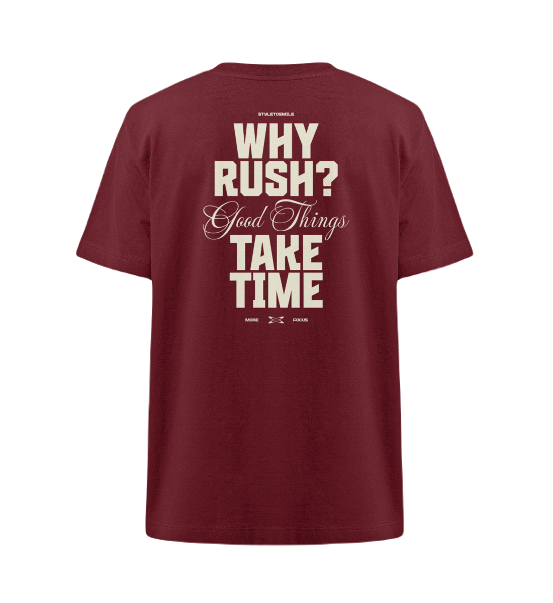 Oversized 'Why Rush? Take Time'