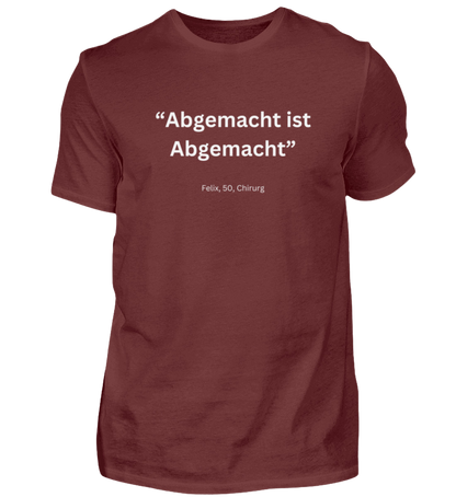 Shirt 'Felix, 50, Chirurg'
