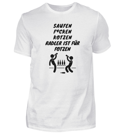 Shirt 'Saufen, F*cken, Kotzen'