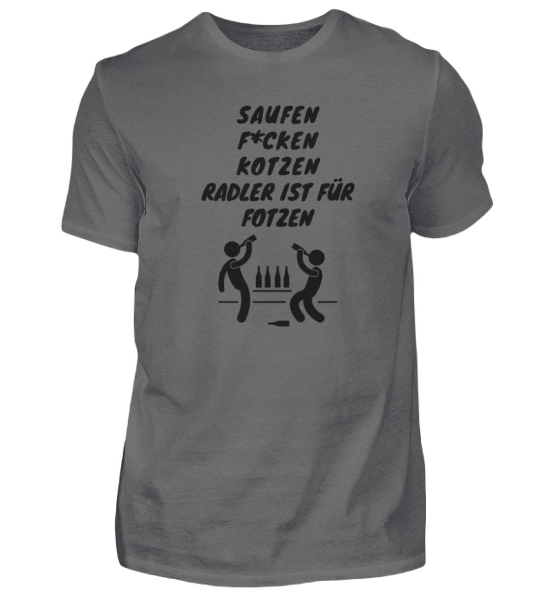 Shirt 'Saufen, F*cken, Kotzen'