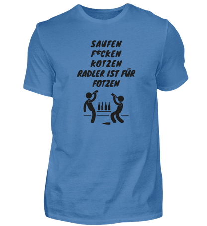 Shirt 'Saufen, F*cken, Kotzen'