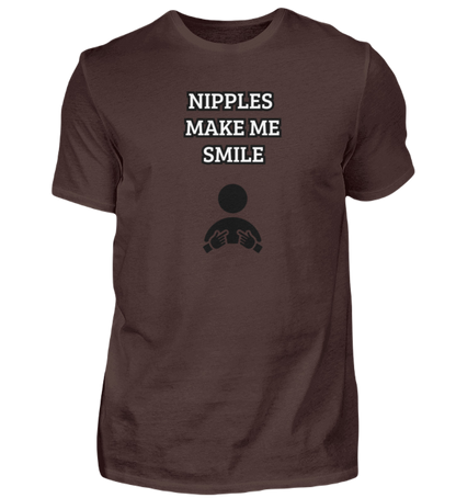 Shirt 'Nipples make me Smile'
