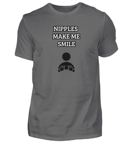 Shirt 'Nipples make me Smile'
