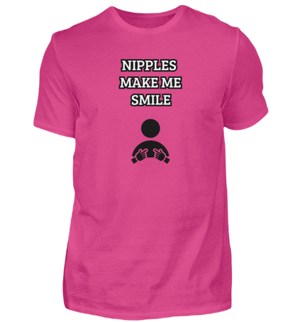 Shirt 'Nipples make me Smile'